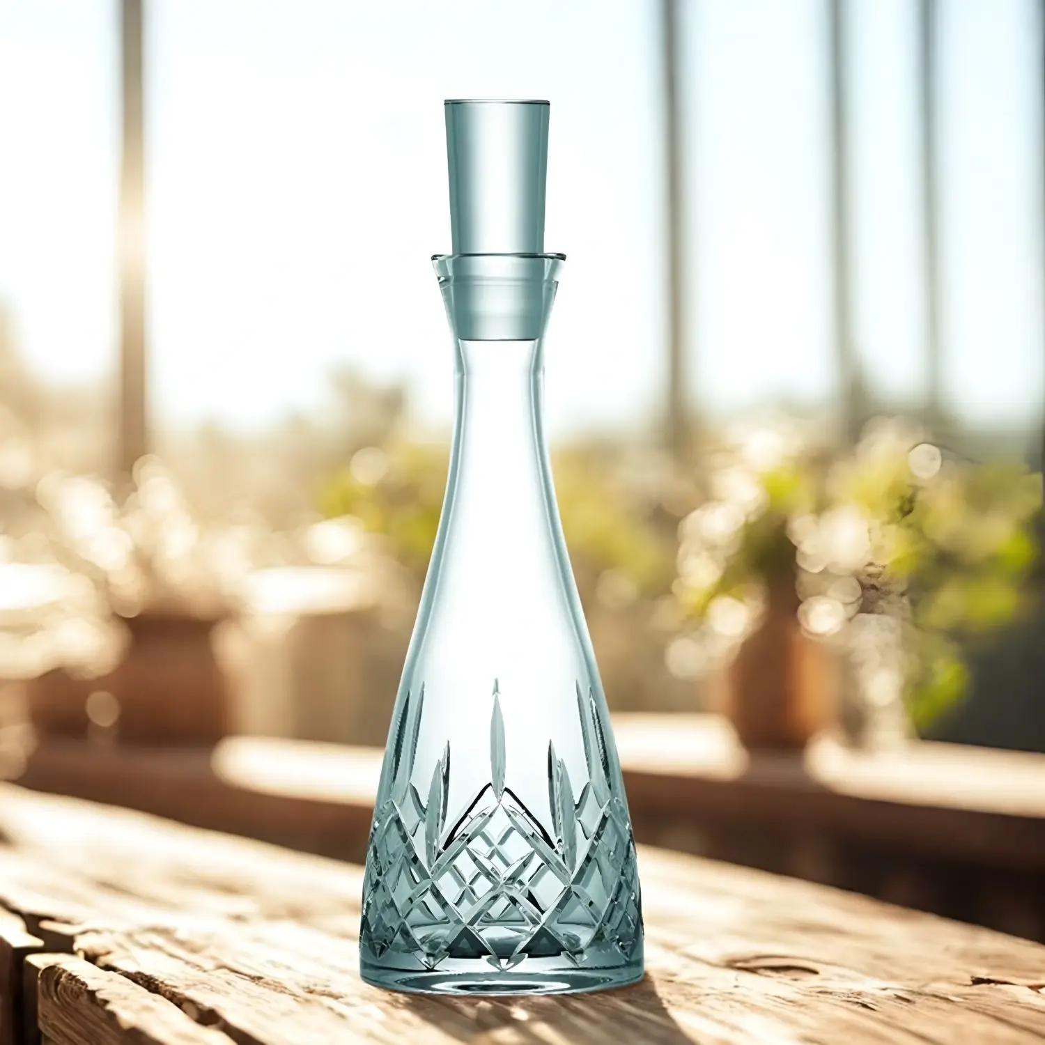 Image of Galway Crystal Irish Square Wine Decanter