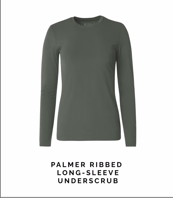 Palmer Ribbed Long-Sleeve Underscrub