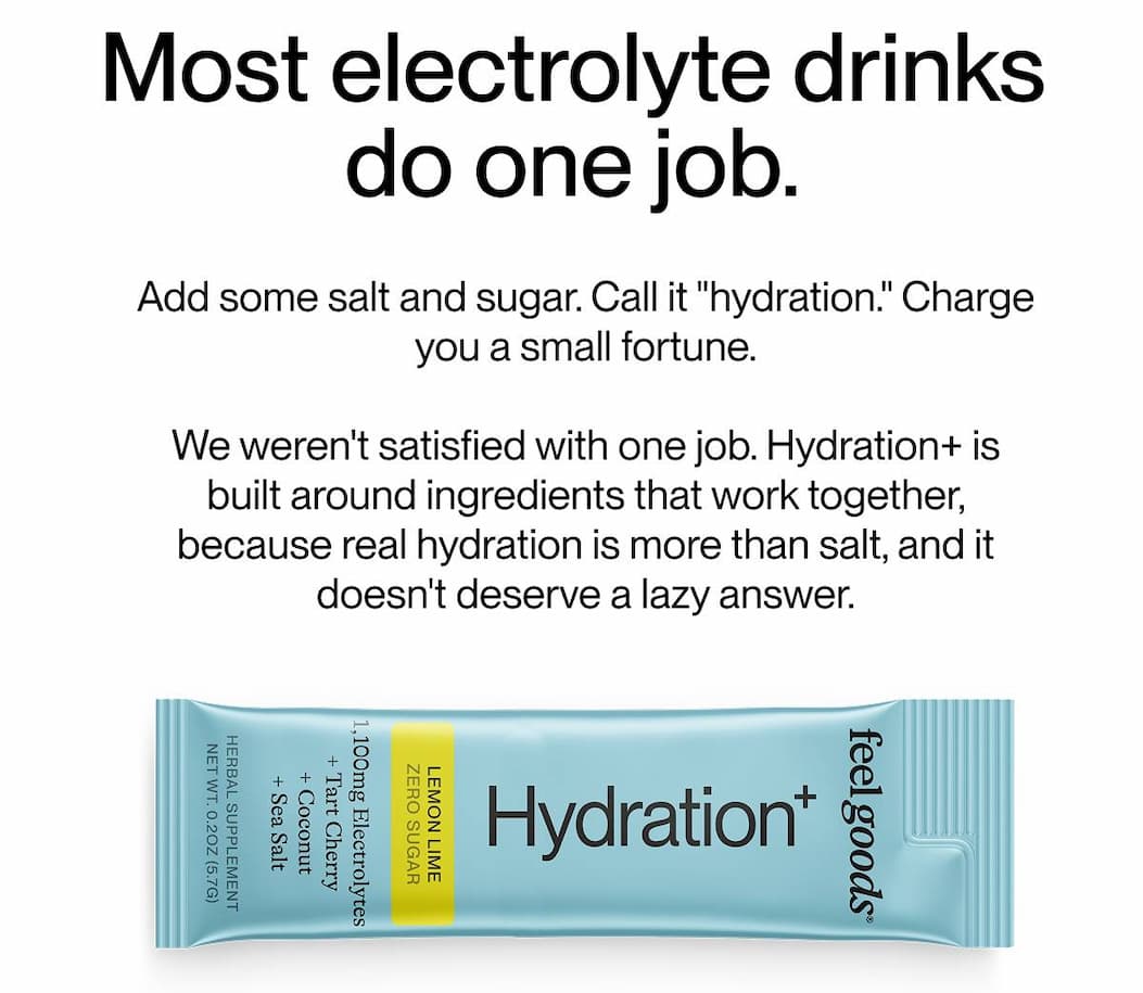 Most electrolyte drinks do one job