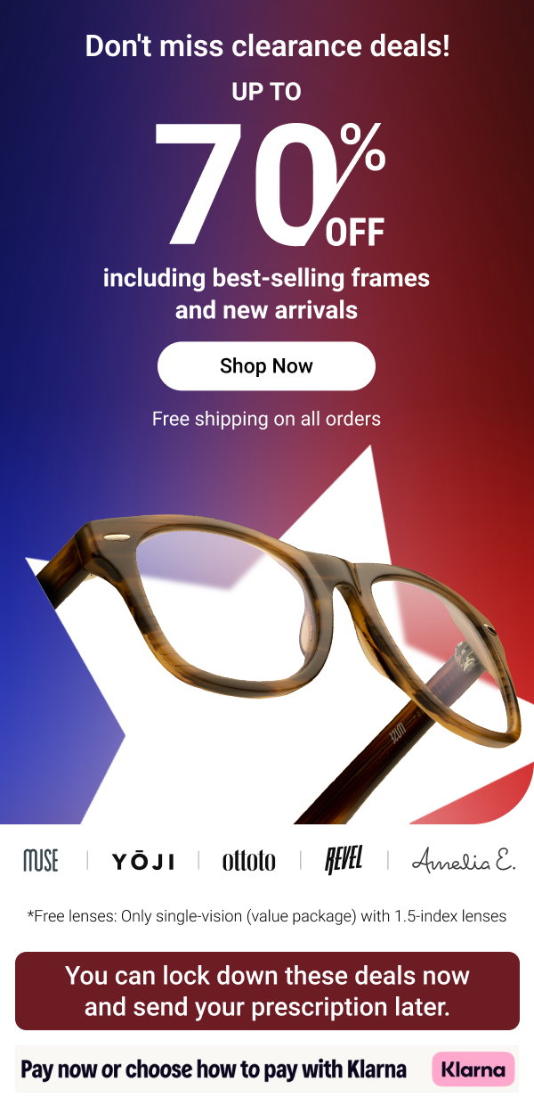 Up to 70% OFF glasses