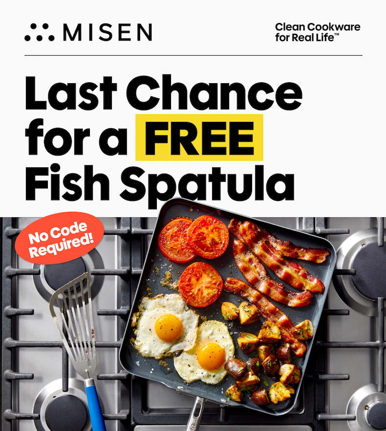 Last chance for a free fish spatula 
