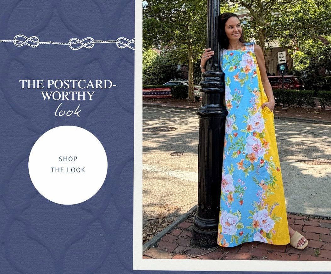 The postcard-worthy look. Shop the Look.