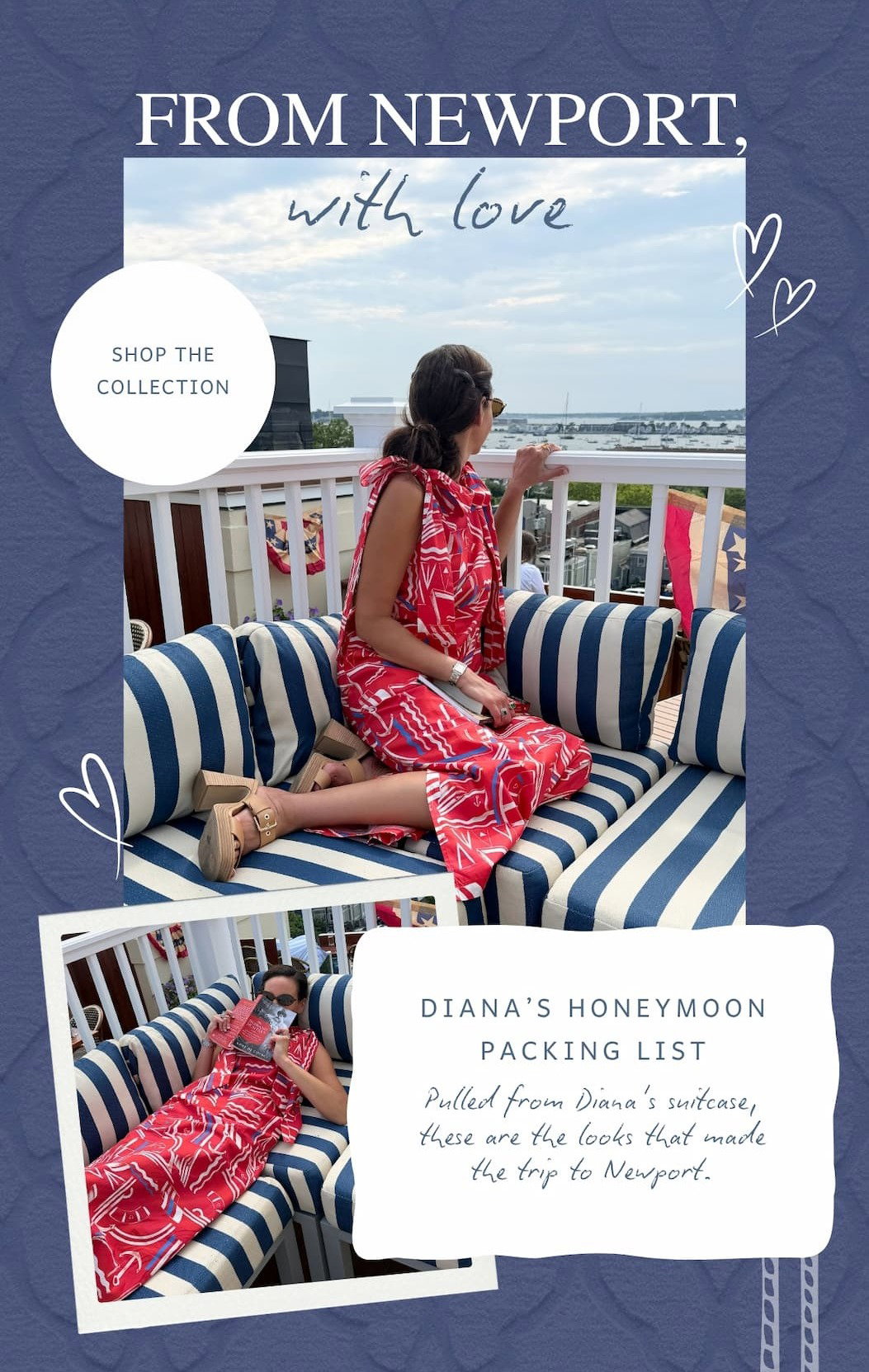 From Newport, With Love. Shop Diana's Honeymoon Packing List.