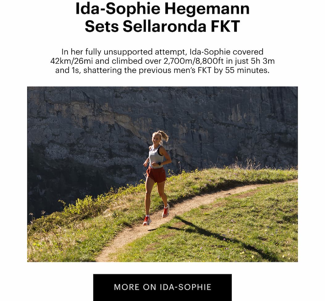 Ida-Sophie Hegemann Sets Sellaronda FKT