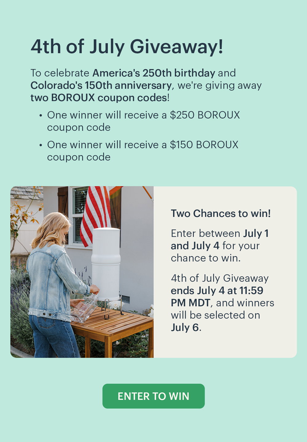 4th of July Giveaway!