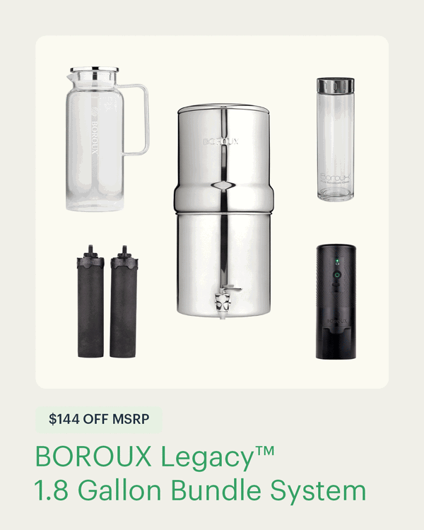 BOROUX Legacy™ 1.8 Gallon Bundle System
