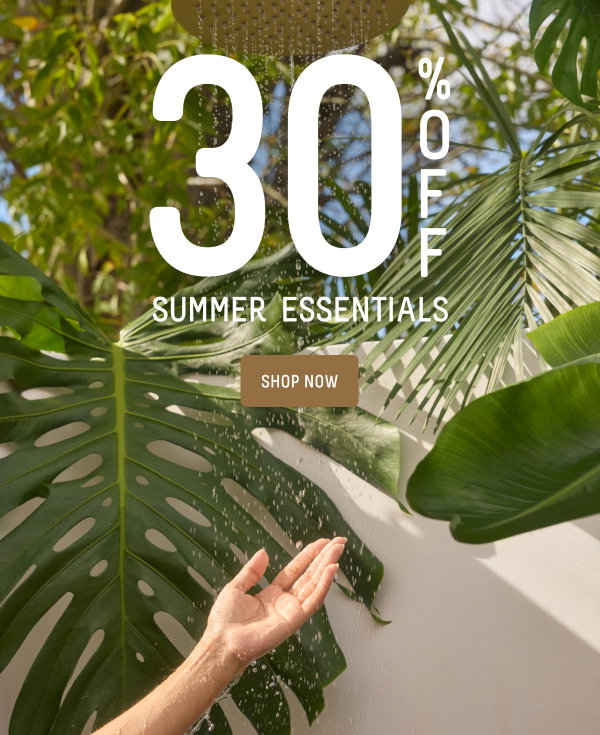 30% Off summer essentials