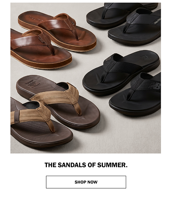 THE SANDALS OF SUMMER.
