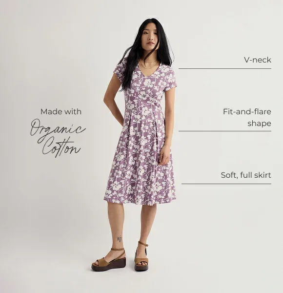 Pier View Jersey Dress