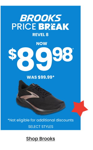 Brooks Price Break Revel 8 Now $89.98