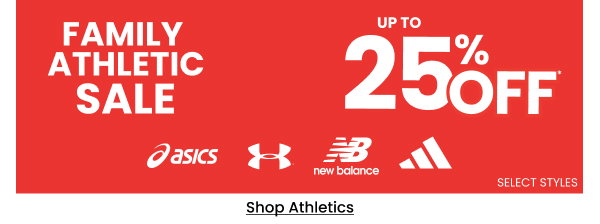 Family Athletics Sale up to 25% Off 