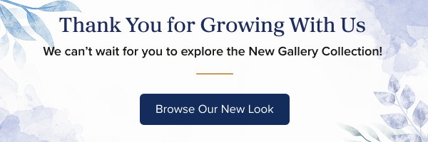 Thank you for Growing With Us - Browse Our New Look