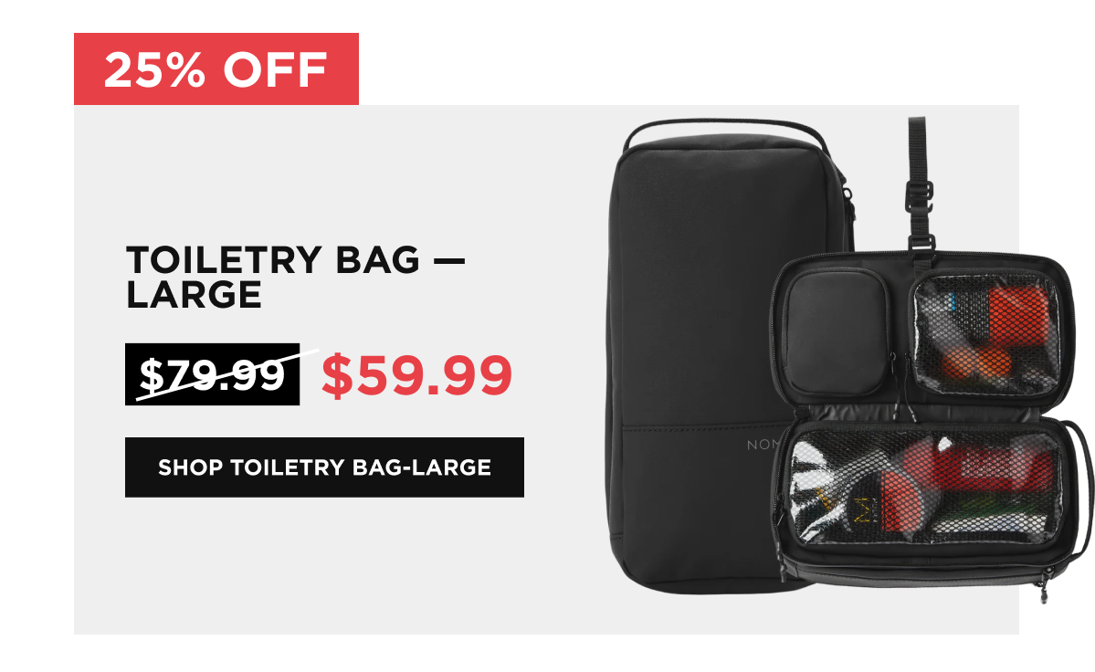 Toiletry Bag — Large  [SHOP Toiletry Bag — Large]