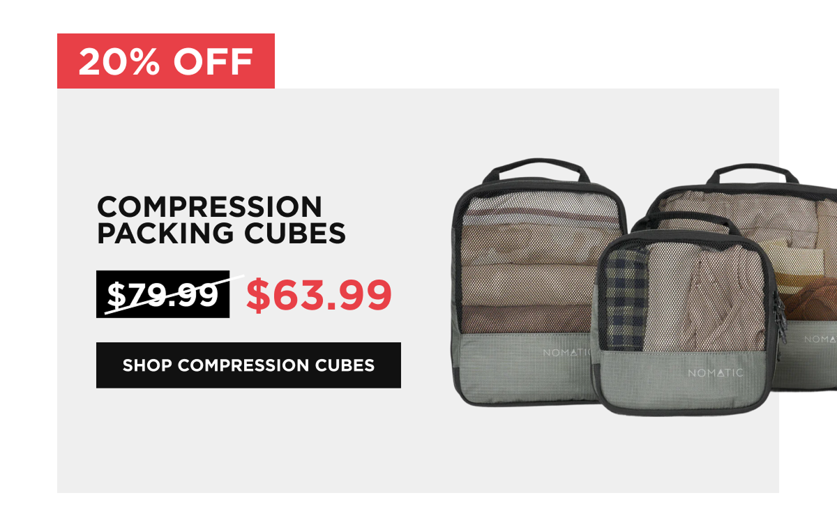 Compression Packing Cubes  [SHOP COMPRESSION CUBES]