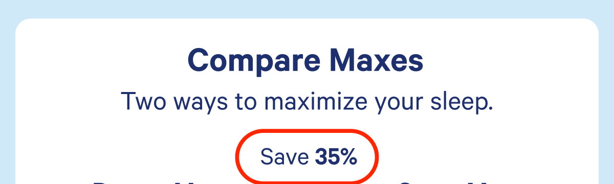 Compare maxes