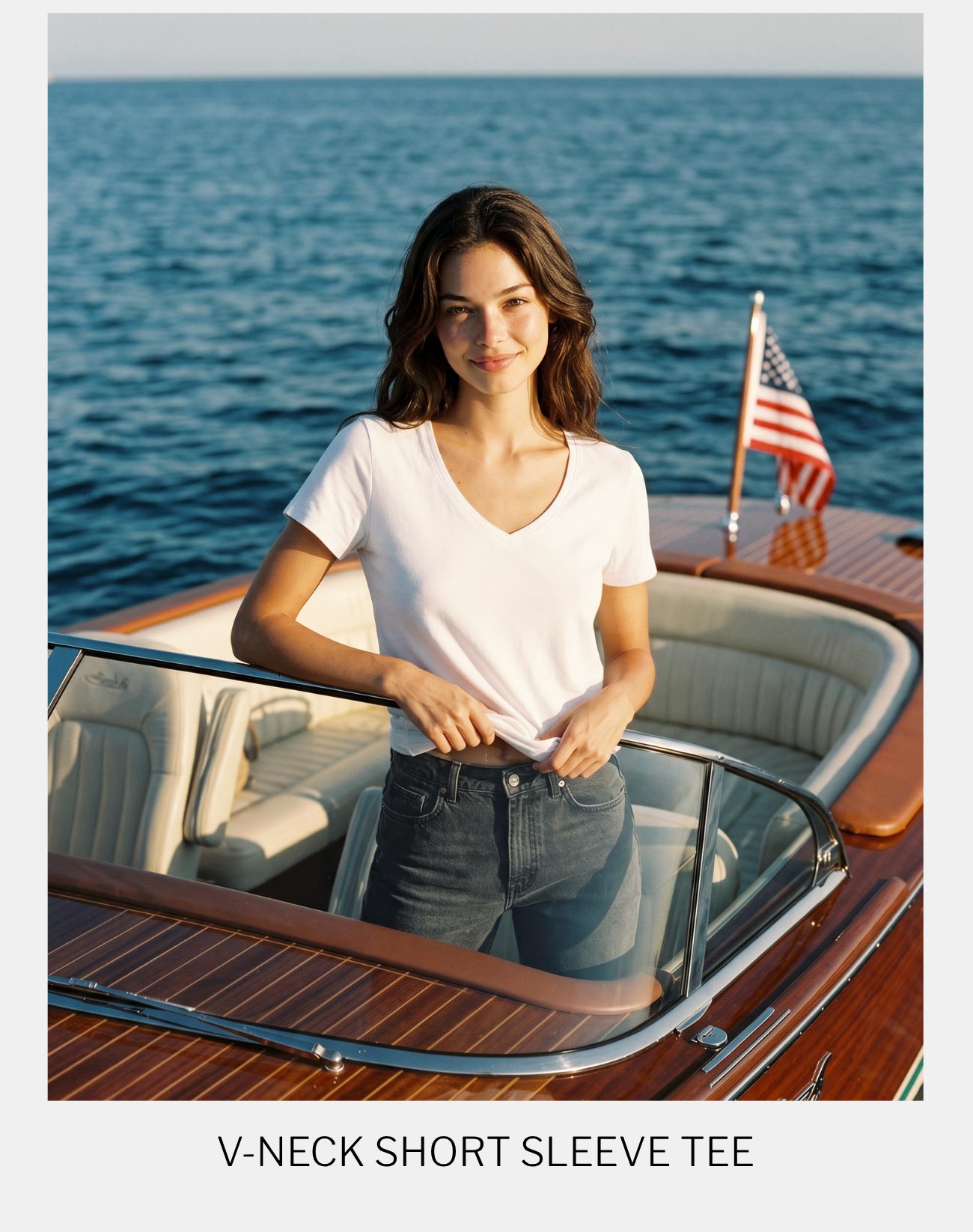 V-Neck Short Sleeve Tee
