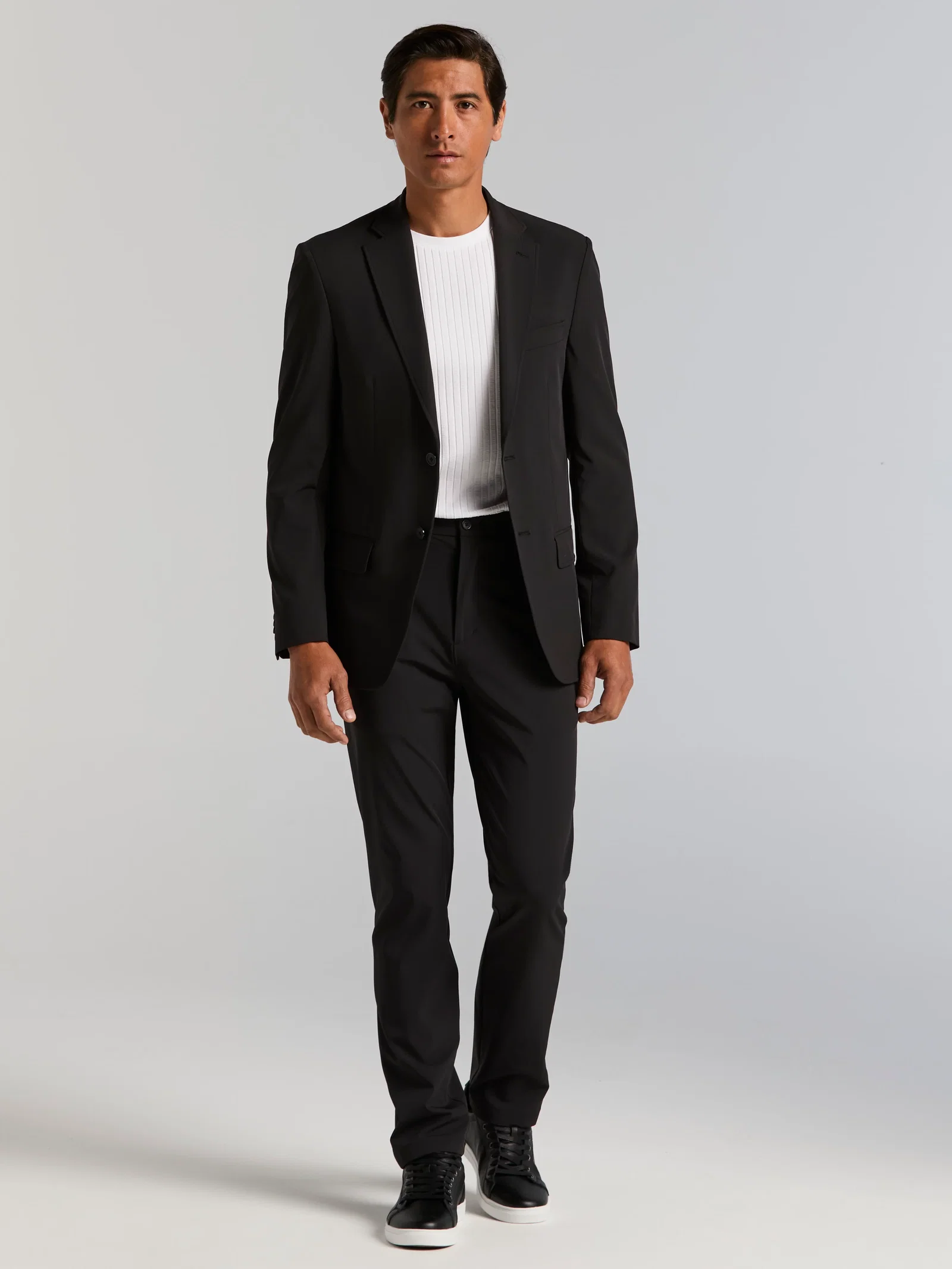 Slim Fit Black Tech Suit Slim Fit Black Tech Suit