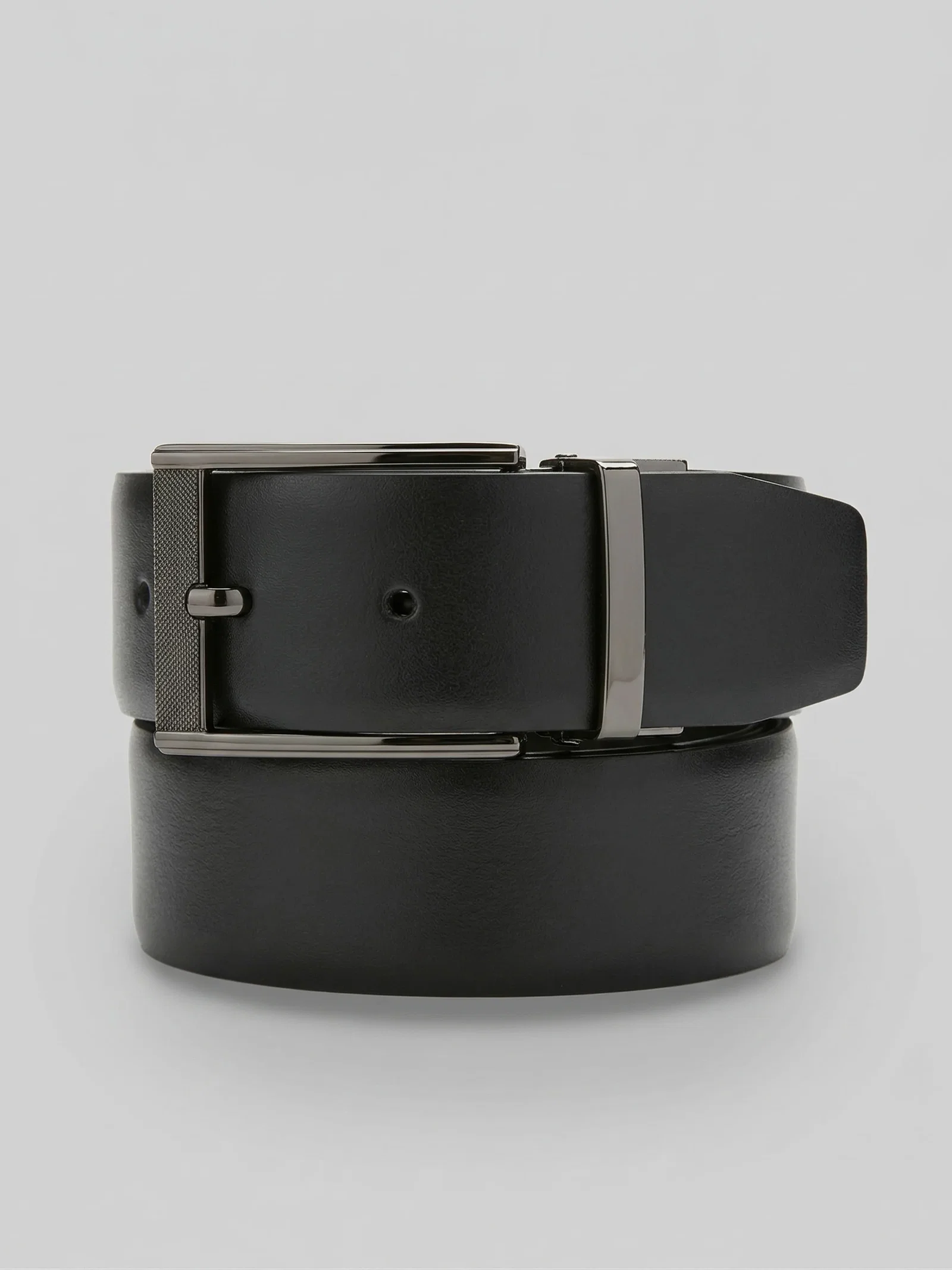 Mesh Buckle Reversible Leather Belt Mesh Buckle Reversible Leather Belt