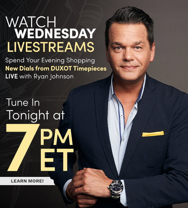 Watch Wednesday Livestream - 7pm ET with Ryan Johnson