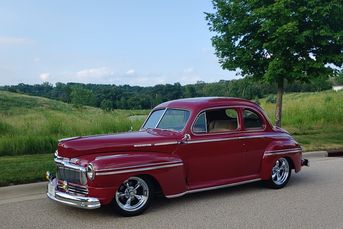 1947 Mercury Eight Coupe Hot Rod | Ford 351 V8, AOD Overdrive, A/C, Custom Interior