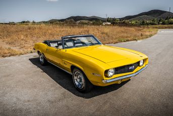 Restored 1969 Chevy Camaro Convertible Z4 Crate Engine California Built