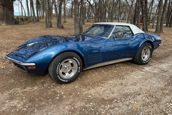 1972 Chevrolet Corvette Convertible L48 350 V8 Numbers Matching
