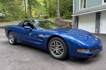 Low-Mile Electron Blue 2003 Chevrolet Corvette Z06
