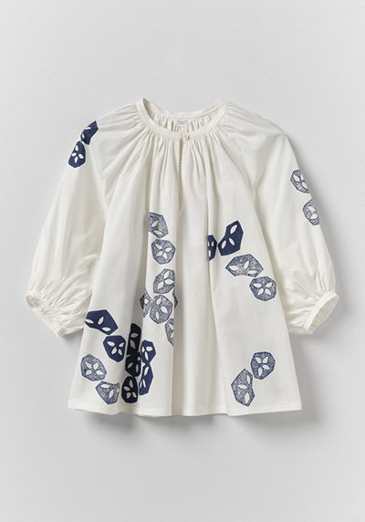 Seed Block Print Cotton Top