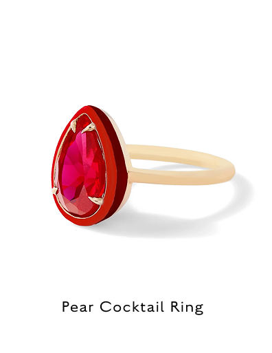 Pear Cocktail Ring