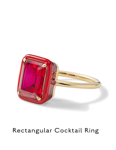 Rectangular Cocktail Ring