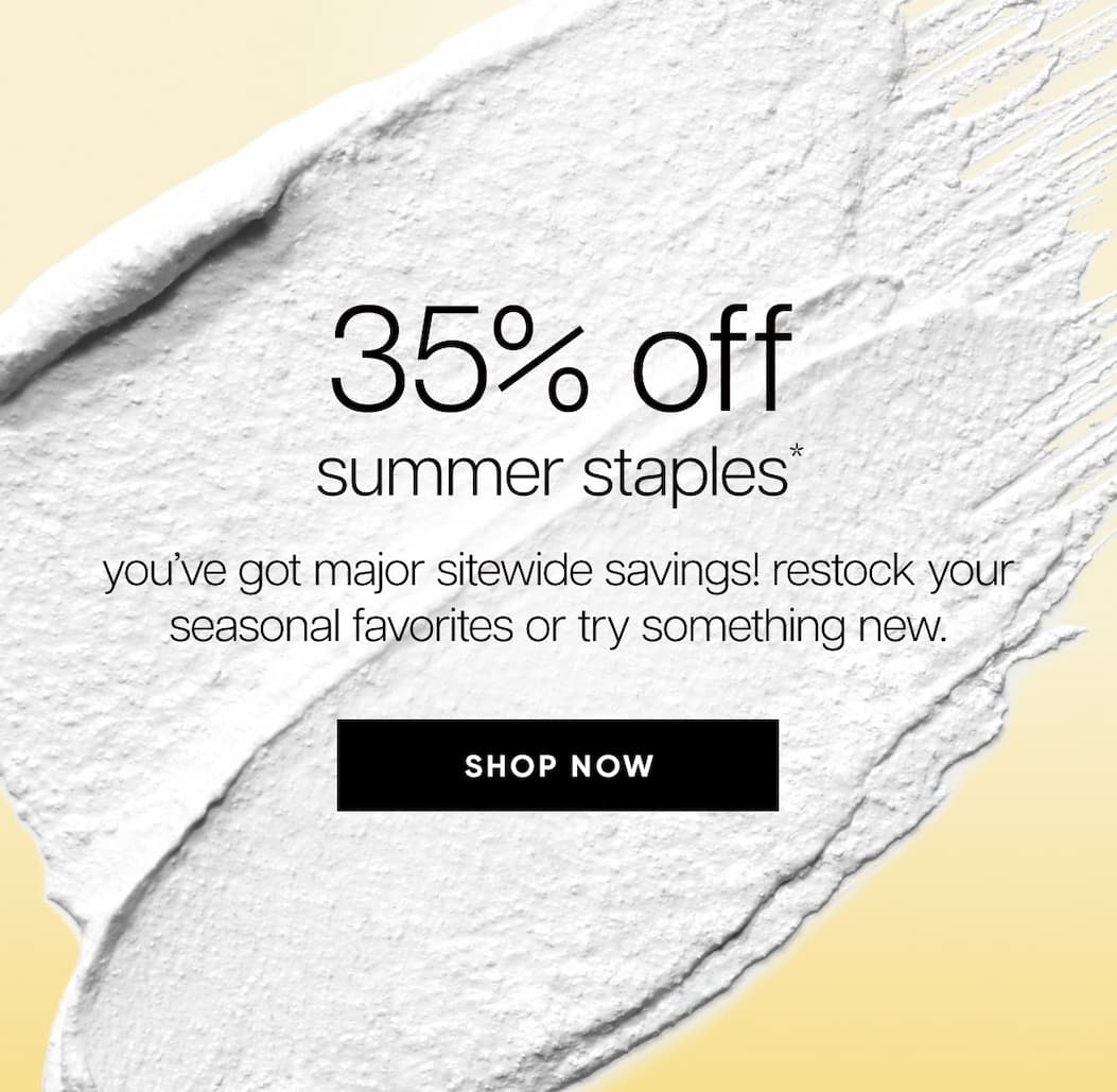 35% off continues