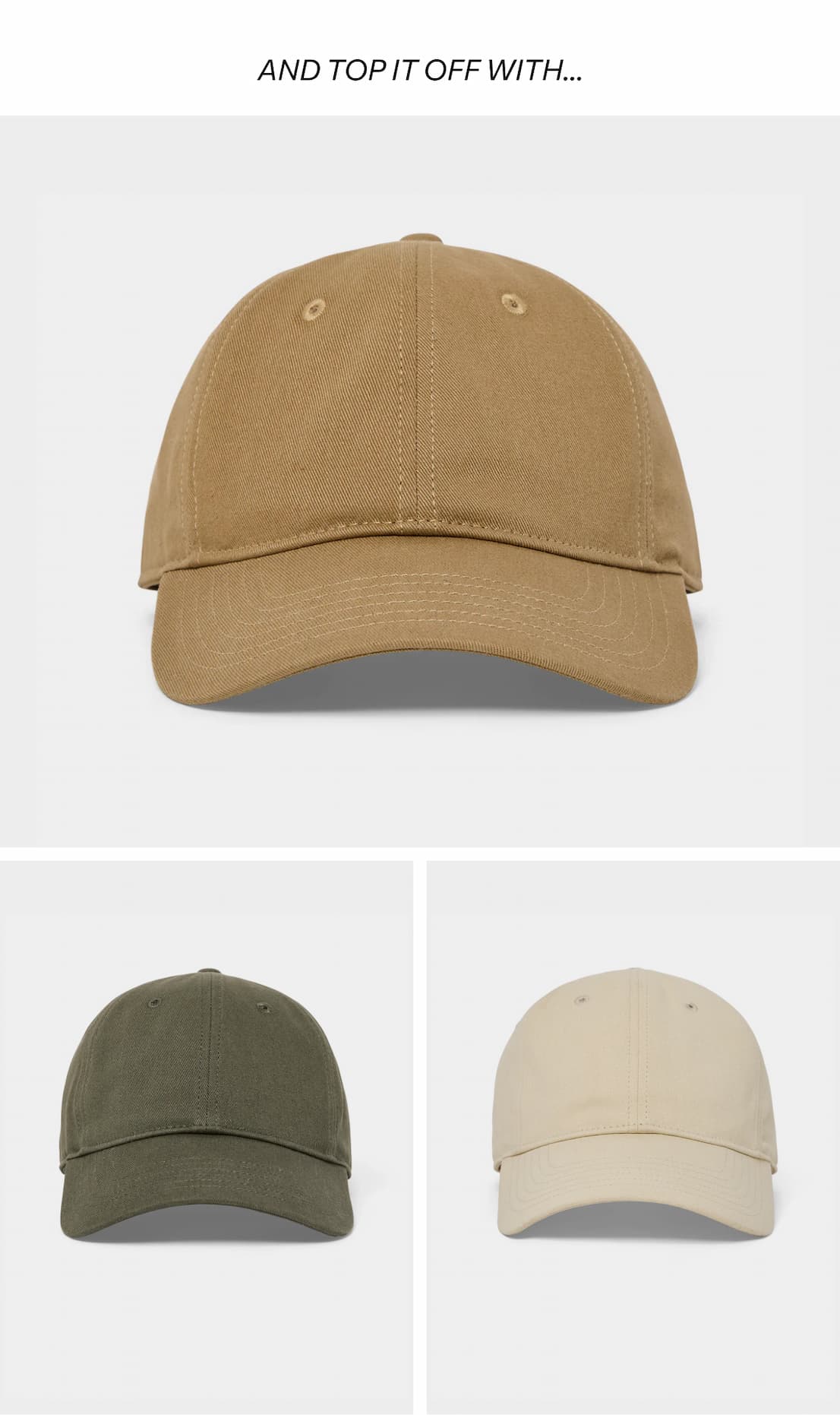 Top It Off With Hats