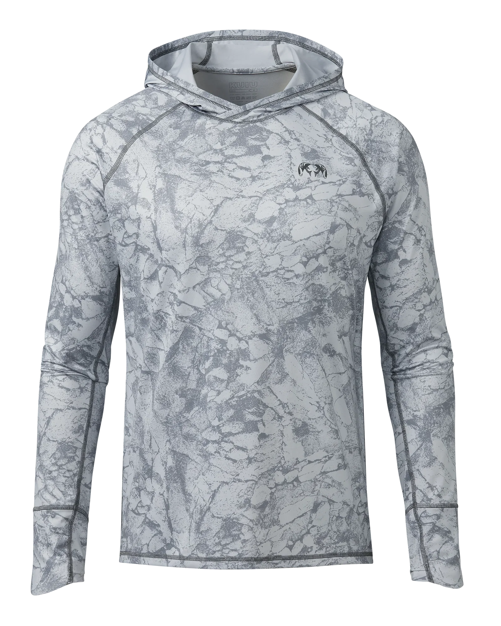 Image of Gila LS Hoodie Gritstone