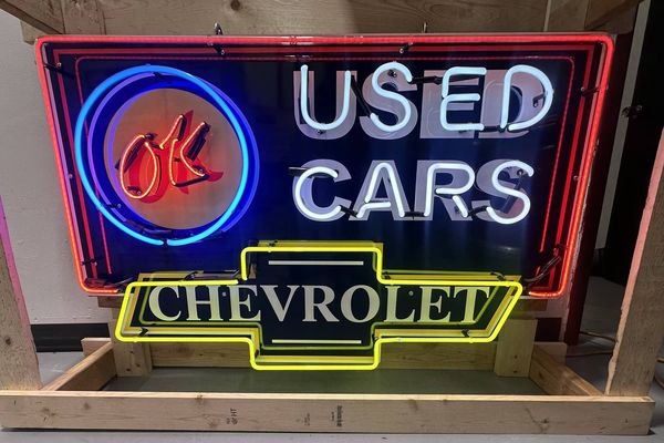 Chevrolet OK Used Cars Neon Sign