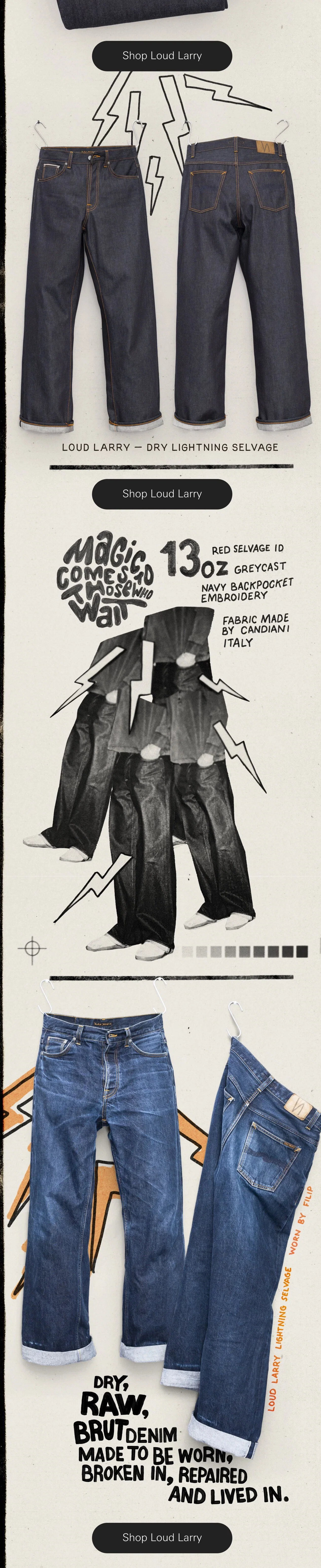 Lightning Selvage - Shop Loud Larry