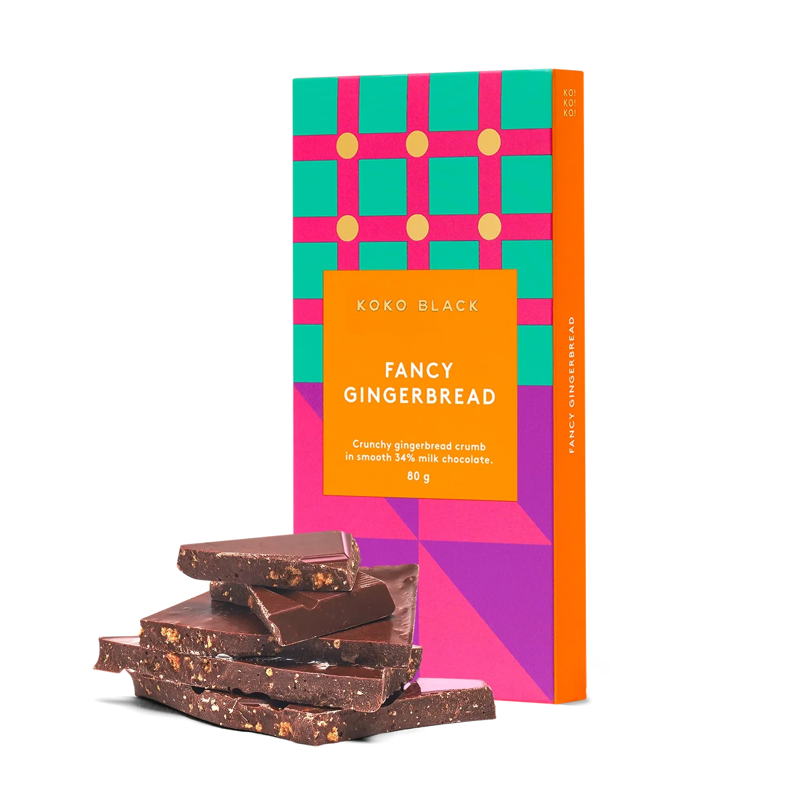 Image of Fancy Gingerbread Chocolate Block