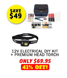 12V Electrical DIY Kit + Premium Head Torch