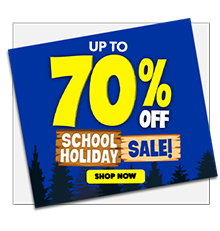 Up To 70% Off School Holiday Sale