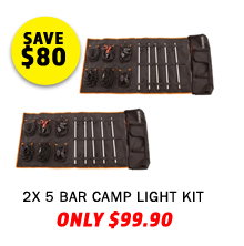 2x 5 Bar Camp Light Kit