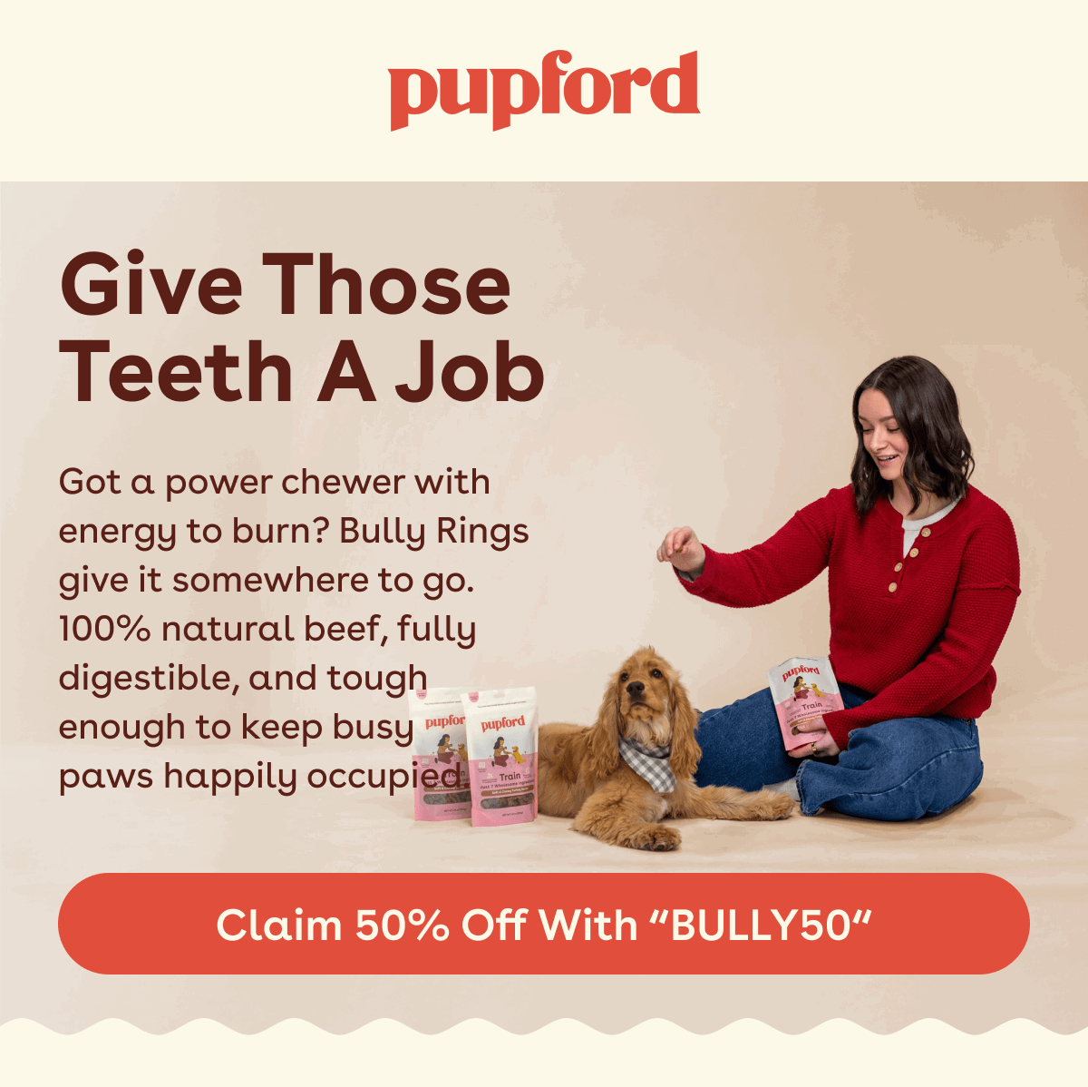 Claim 50% off!
