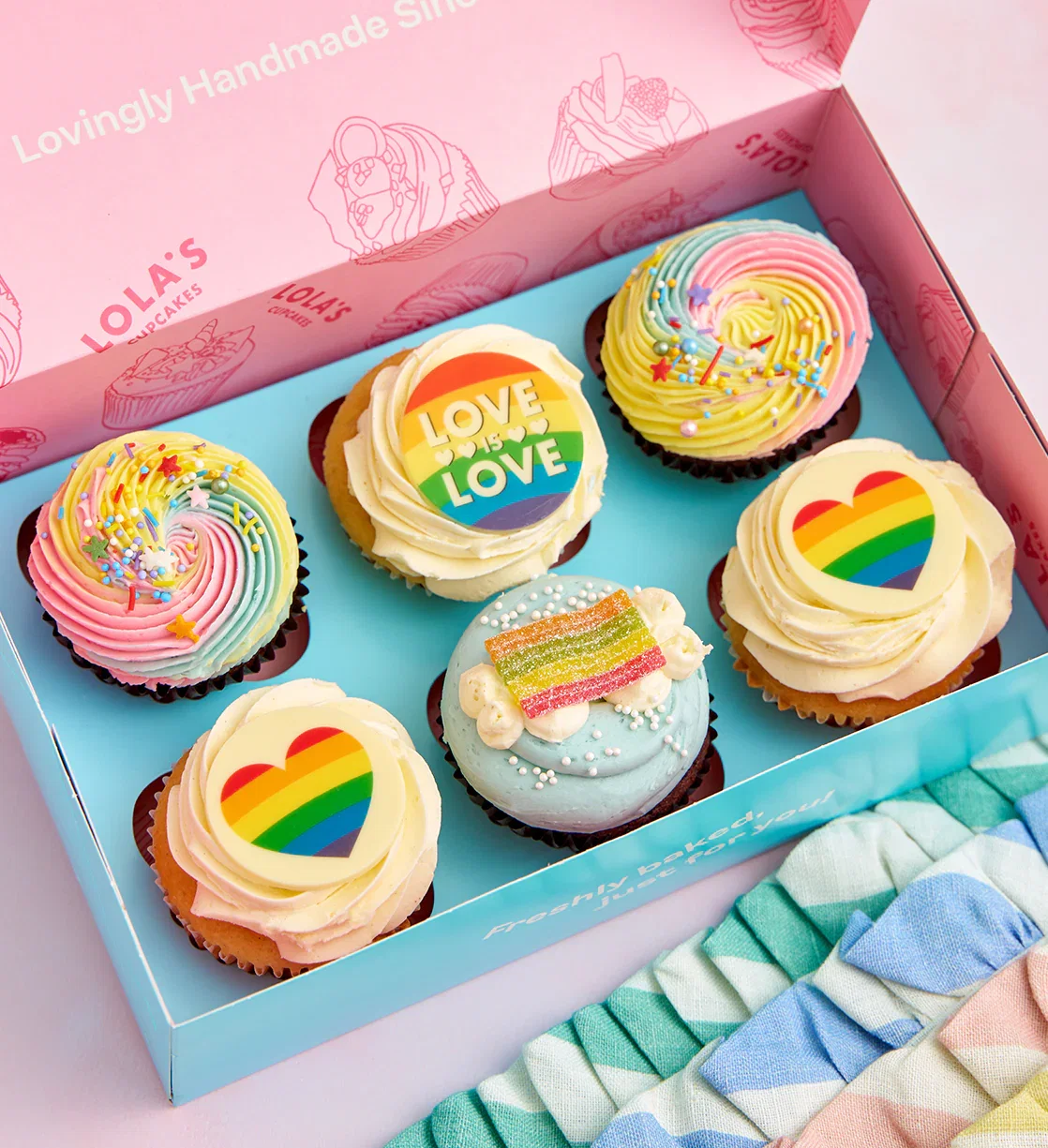 Image of Pride Cupcake Box