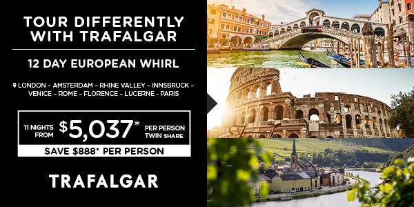 Tour Differently with Trafalgar