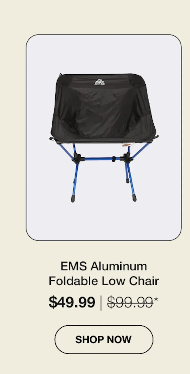 EMS Foldable low chair