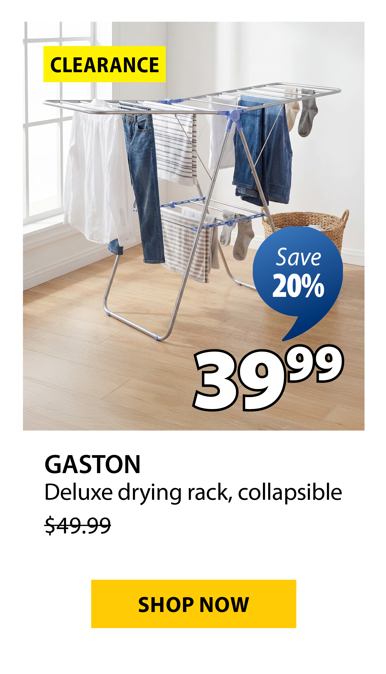 GASTON Deluxe drying rack | Save 20%