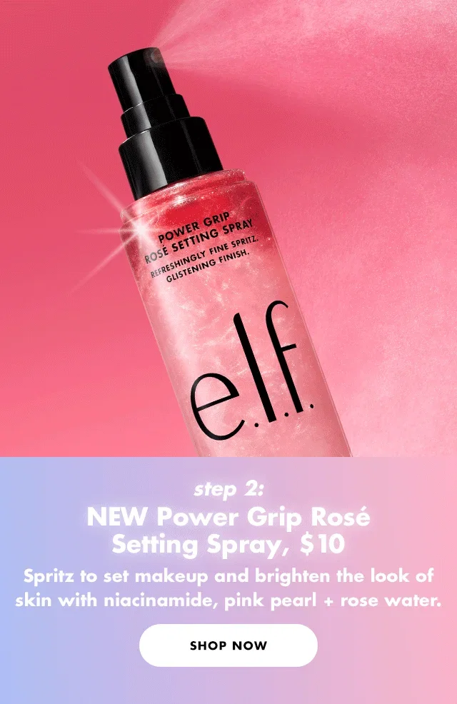 Power Grip Rosé Setting Spray