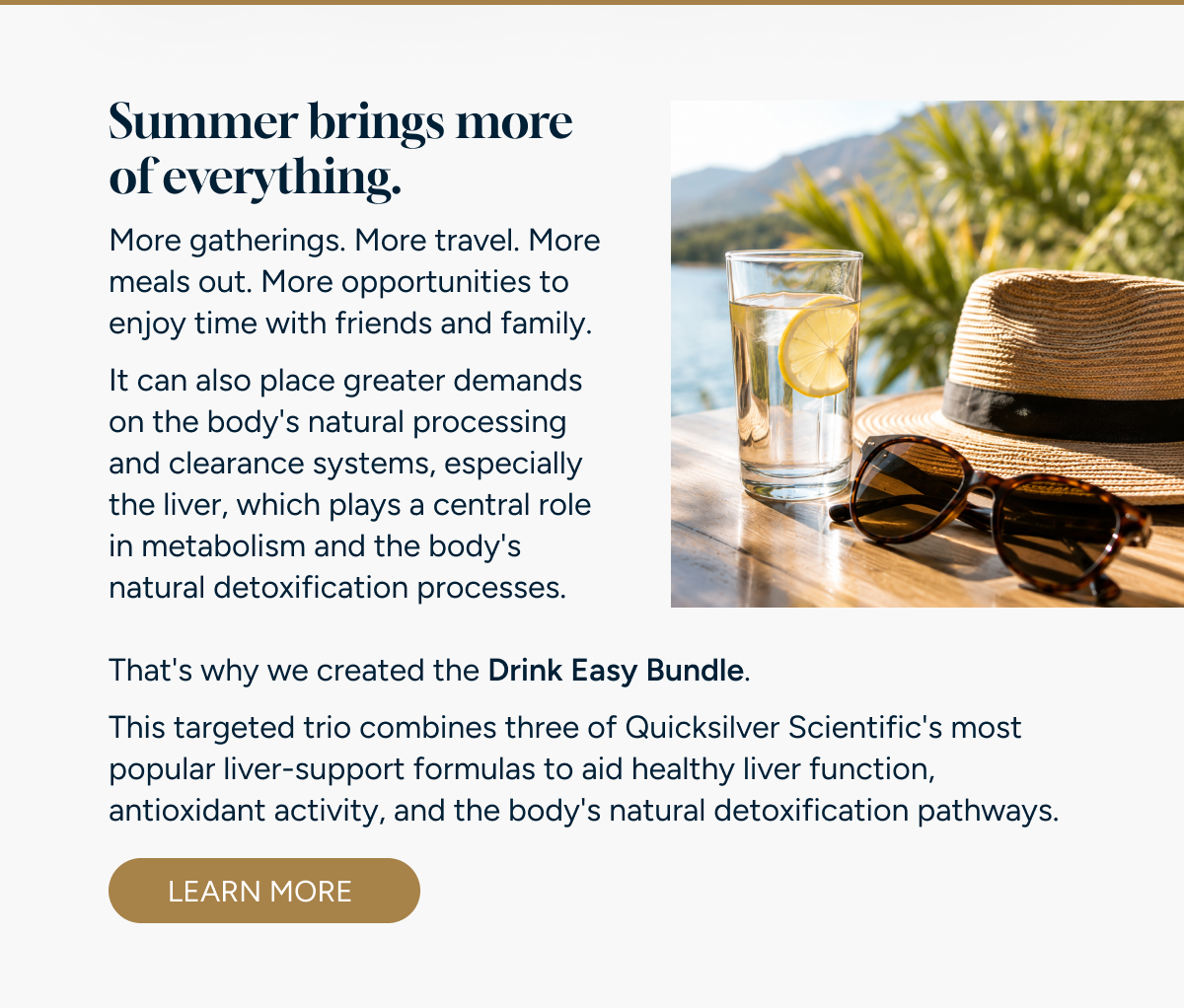That's why we created the Drink Easy Bundle