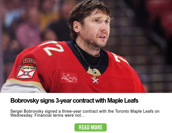 Latest NHL news shown here. Click here to read now.