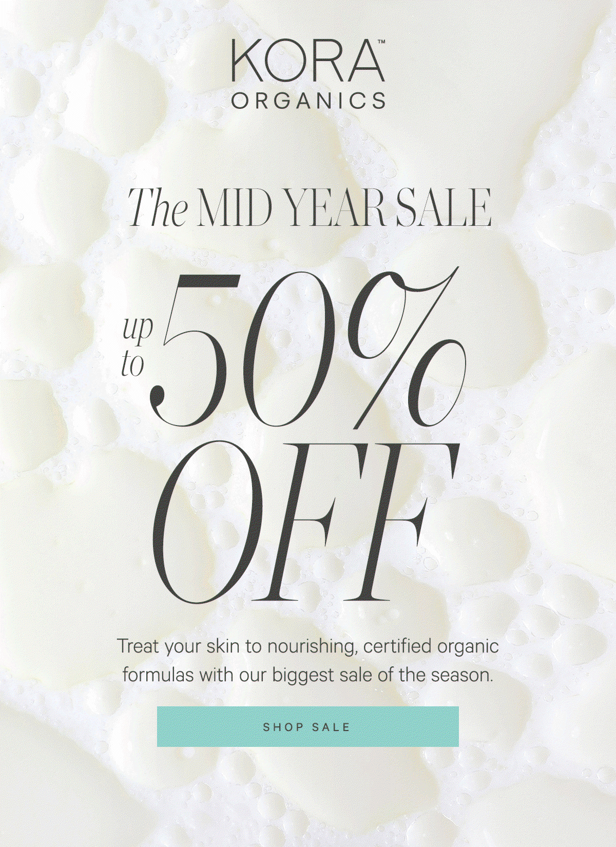 Shop up to 50% off with our Mid Season Sale