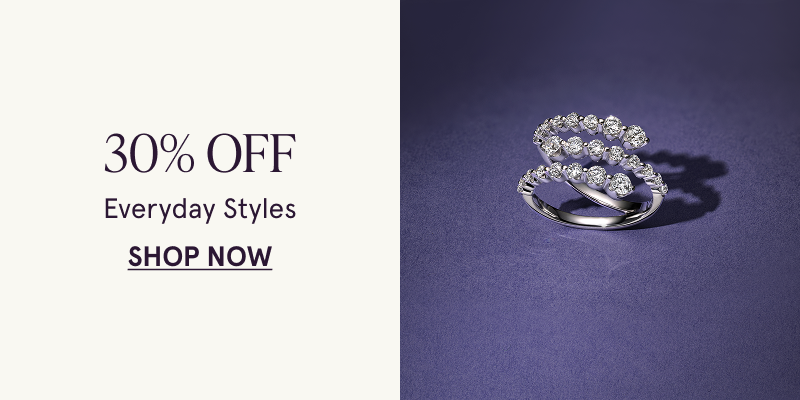 Spiral-design diamond ring.  30% OFF Everyday Styles. Click here to shop now 