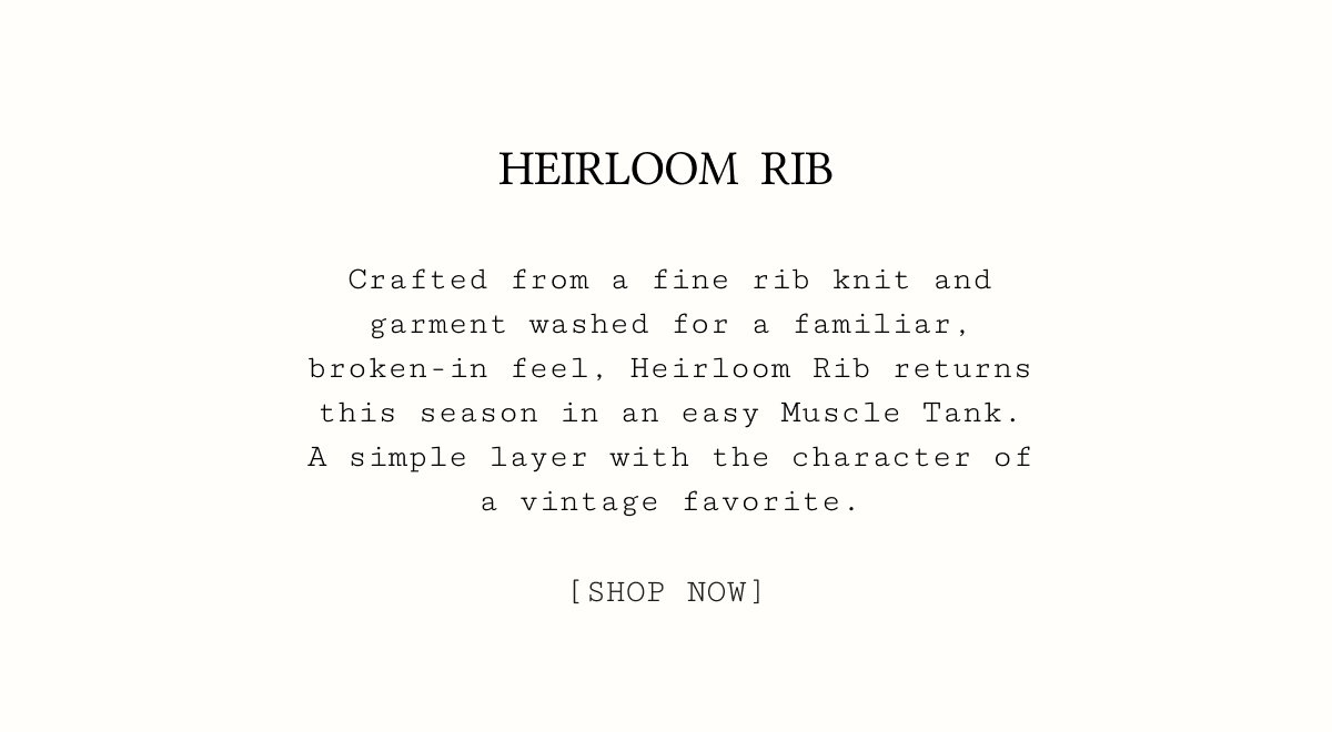 Heirloom Rib